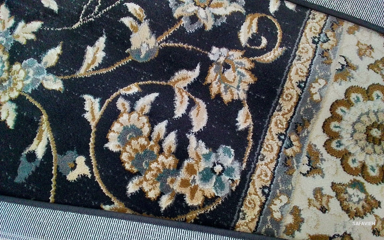 ANTHRACITE CREAM 8' X 10' Broken Thread Rug Reduced Price 1172763487 LNH340D-810 gallery