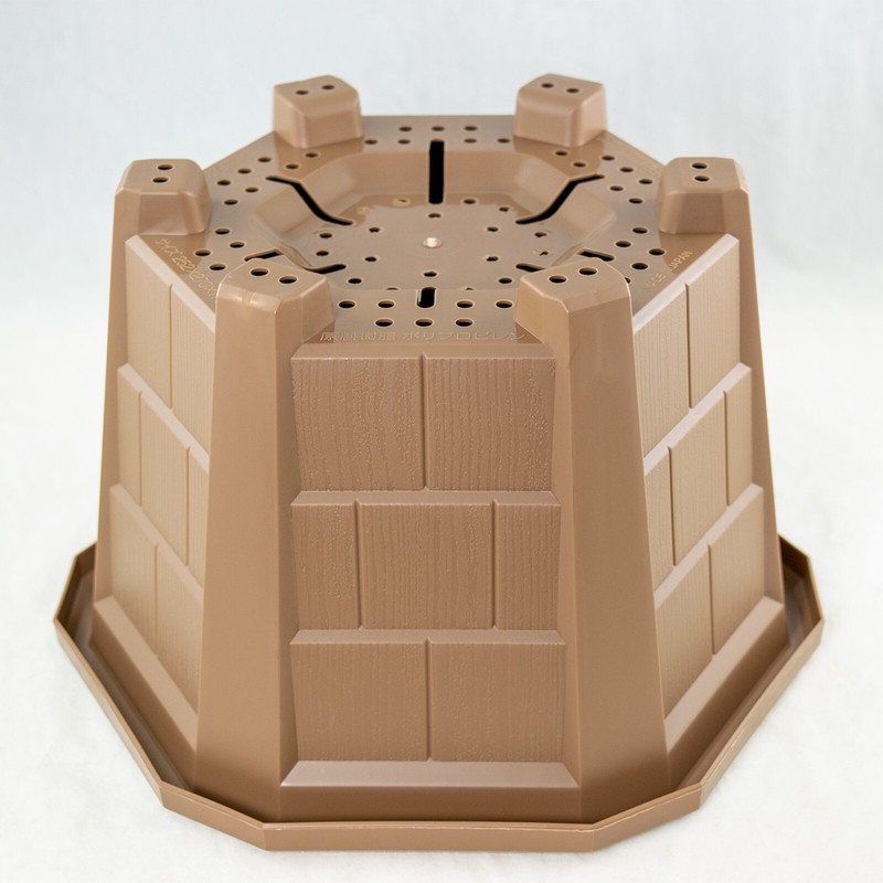 2 Mix 10 " Japanese Hexagon & Square Plastic Bonsai Training Pot / Planter gallery