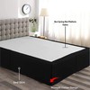 Magic Bed Skirt King Size 16 Inch Drop 100% Cotton Blend No Mattress Lifter A... gallery