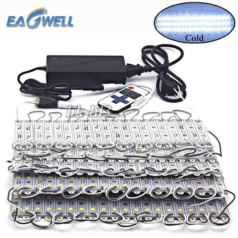 10~100ft 5050 SMD 3 LED Module Light Club Store Front Window Sign Decor Lamp Kit gallery