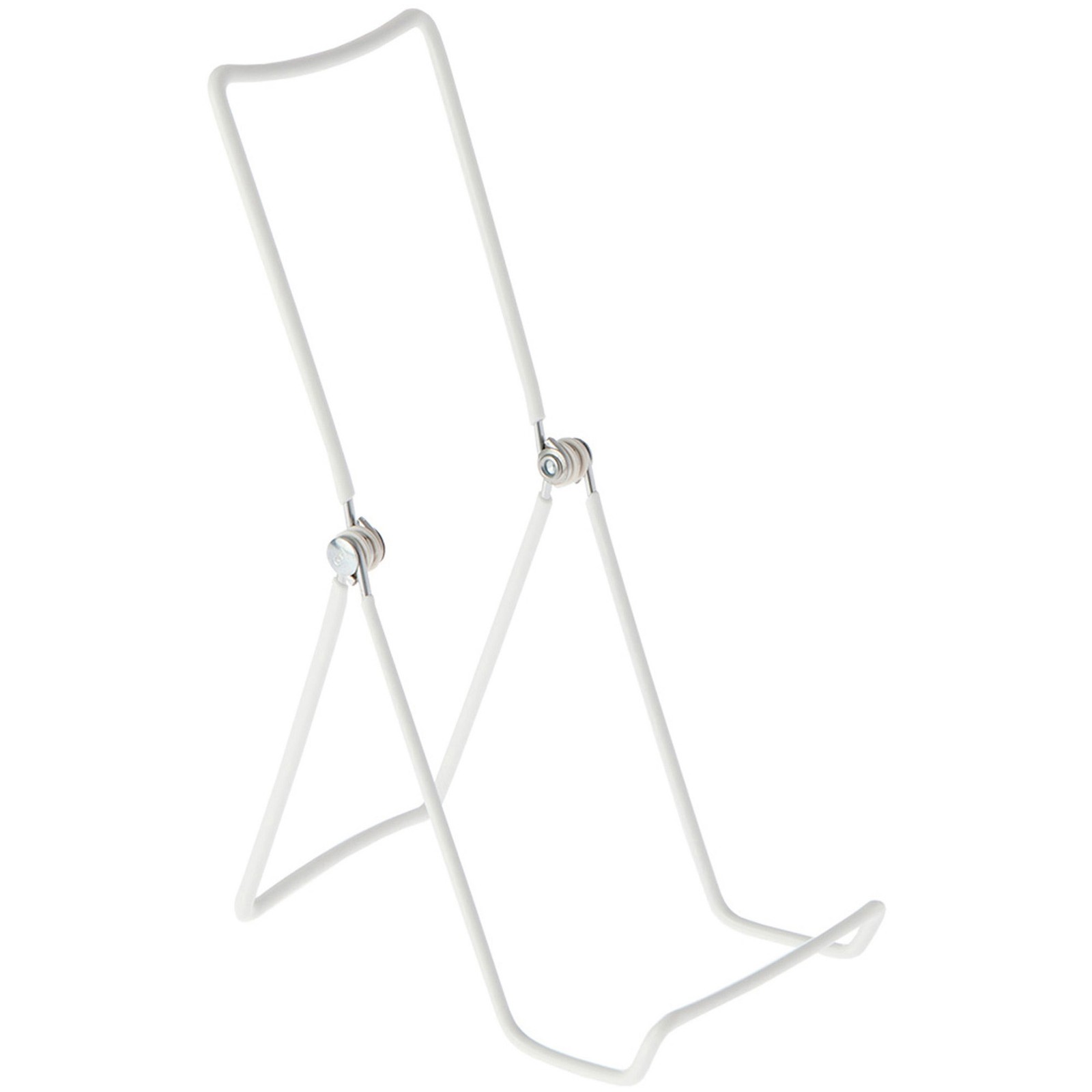 Gibson Holders Adjustable White Wire Display Easel, 3.5" W x 4.5" D x 9.25" H gallery