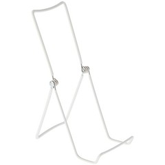 Gibson Holders Adjustable White Wire Display Easel, 3.5″ W x 4.5″ D x 9.25″ H