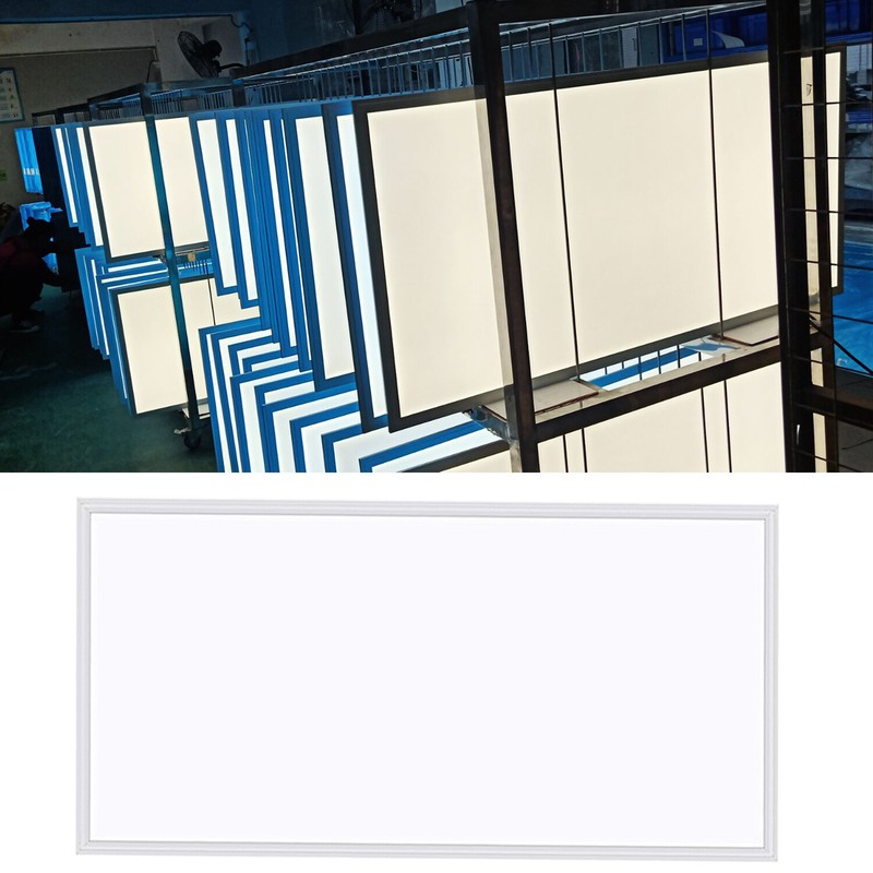2x4 LED Panel Down Light,4Pack,Slim Lamp Fixture Ceiling Tile or Pendent (White) gallery
