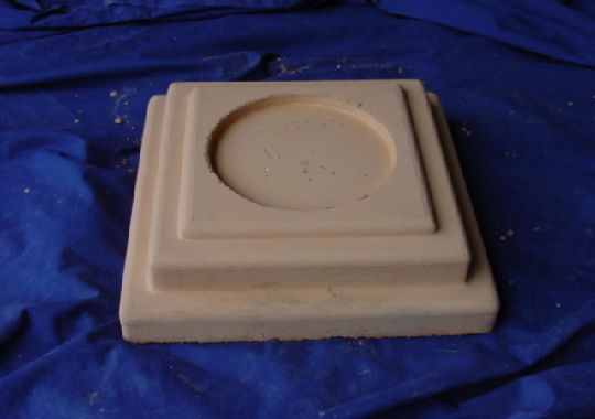 Square Column Base Plaster or Concrete Garden Craft Mold 8501 Moldcreations gallery