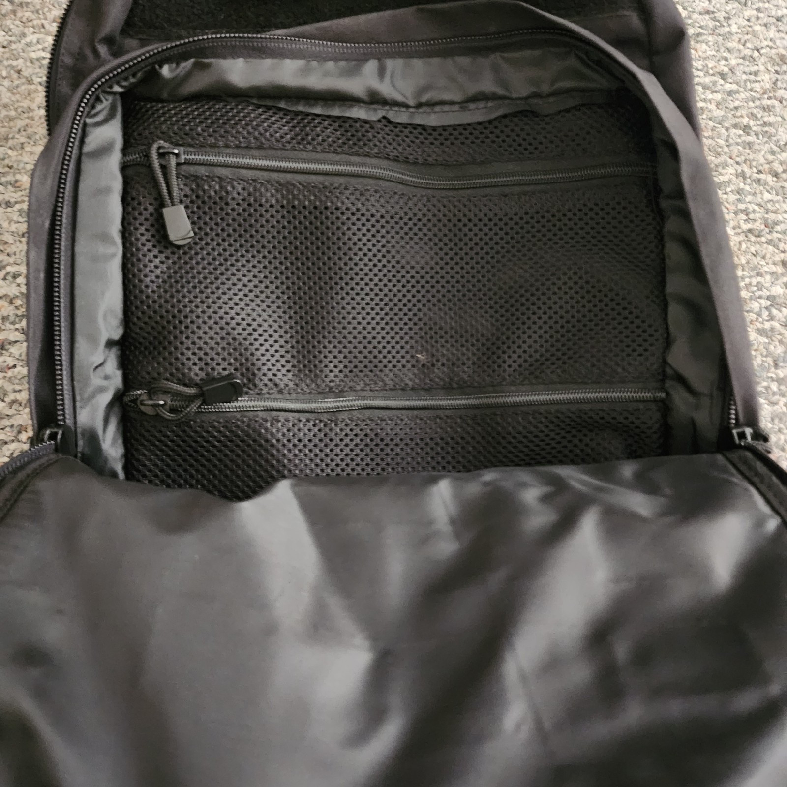 Fox Tactical Black Nylon Canvas Backpack Multi Use Pockets Padded  2