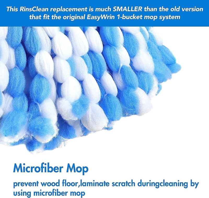 3x Replacement Microfiber Mop Head Wring Refill For O-Cedar RinseClean Spin Mop gallery