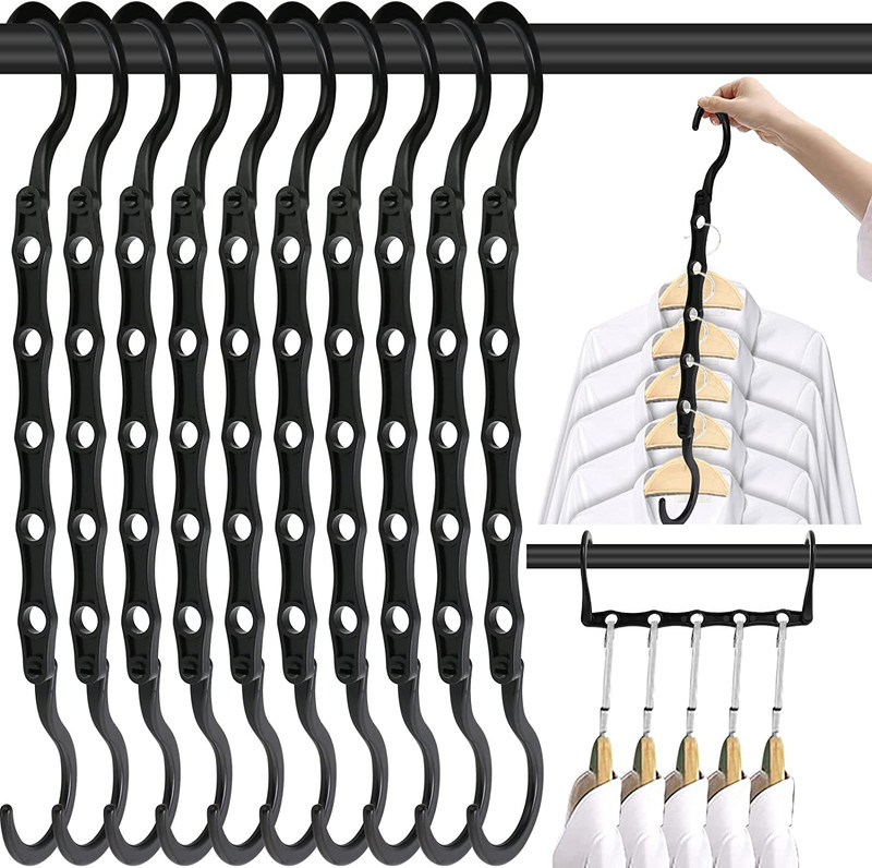 10 Pack Magic Hangers Space Saving Hangers Closet Space Saver Hanger Organizer gallery