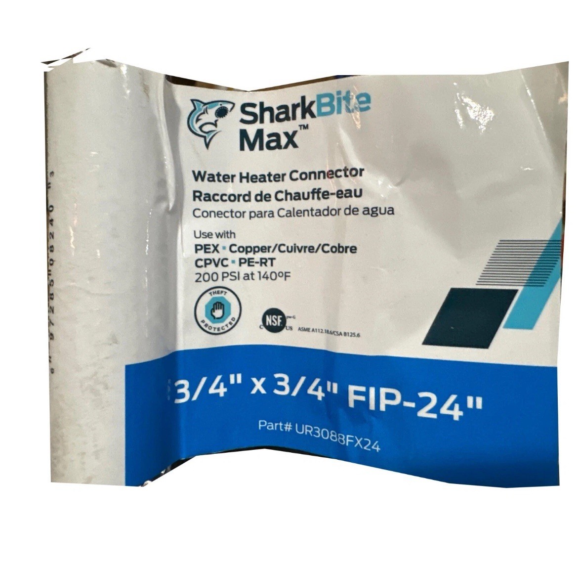 SharkBite Max 3/4 in. Push-to-Connect x 3/4 in. FIP x 24 in. Braided Stainless gallery