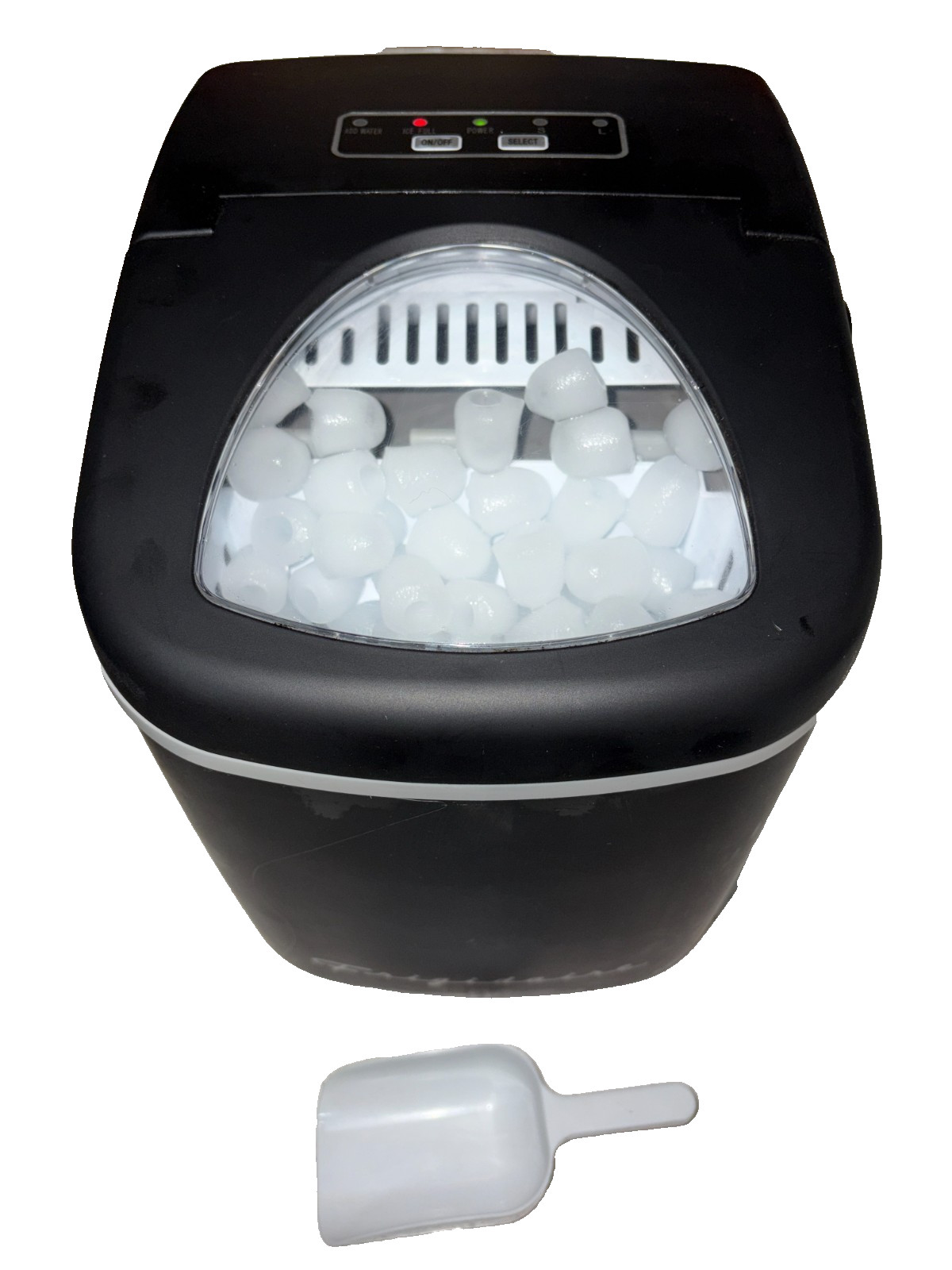 Frigidaire EFIC128-BLACK-6COM Retro Black 26 lbs. Portable Countertop Ice Maker gallery