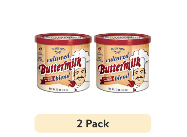 (2 pack) The Saco Pantry Cultured Buttermilk Blend Powder 12 oz Tub. gallery