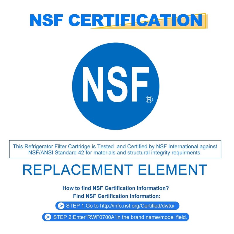 RWF0700A Refrigerator Water Filter Replacement for Samsung DA29-00020B, 4PACK gallery