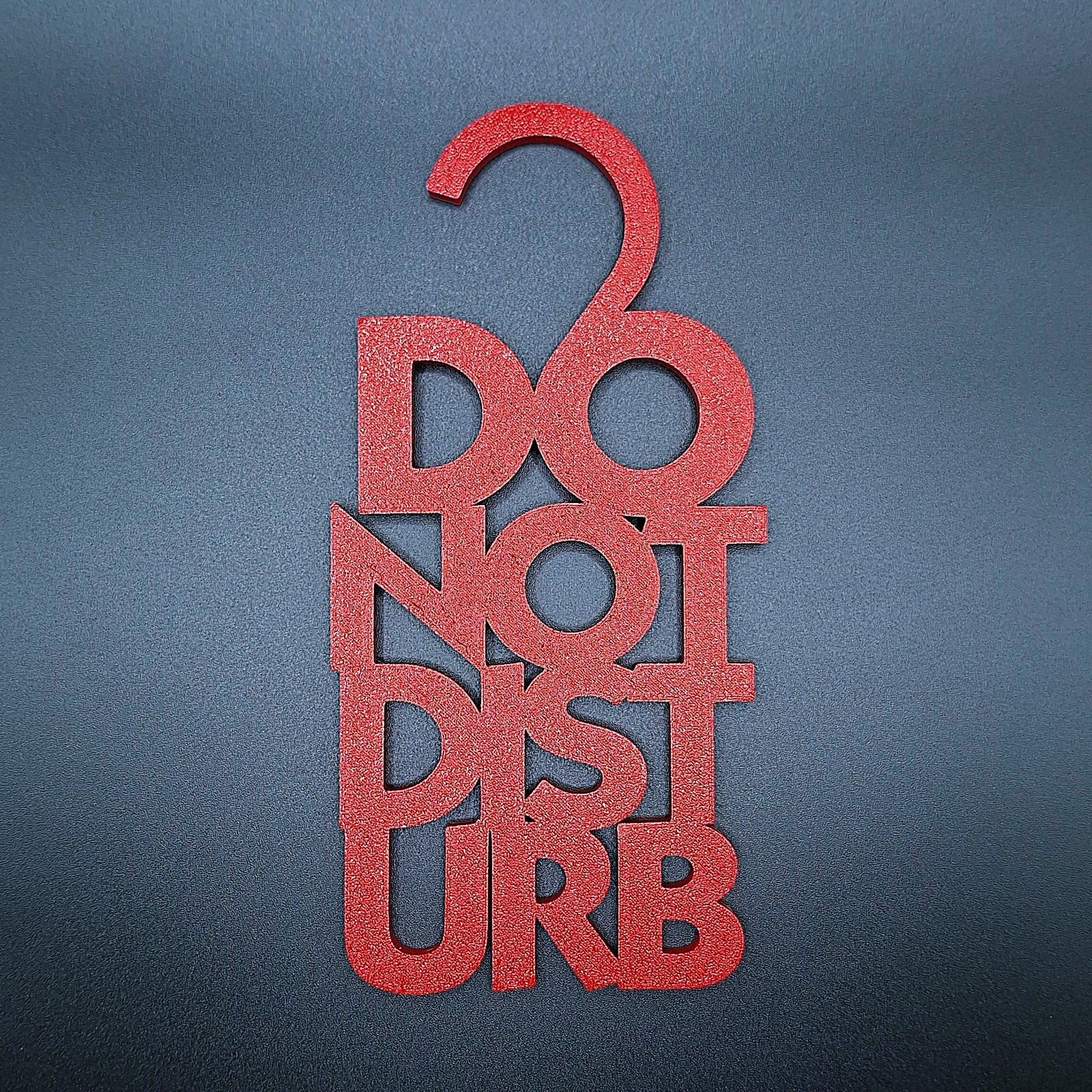 Do Not Disturb Sign: Eco-Friendly Privacy Office Door Hanger, Handmade in USA gallery