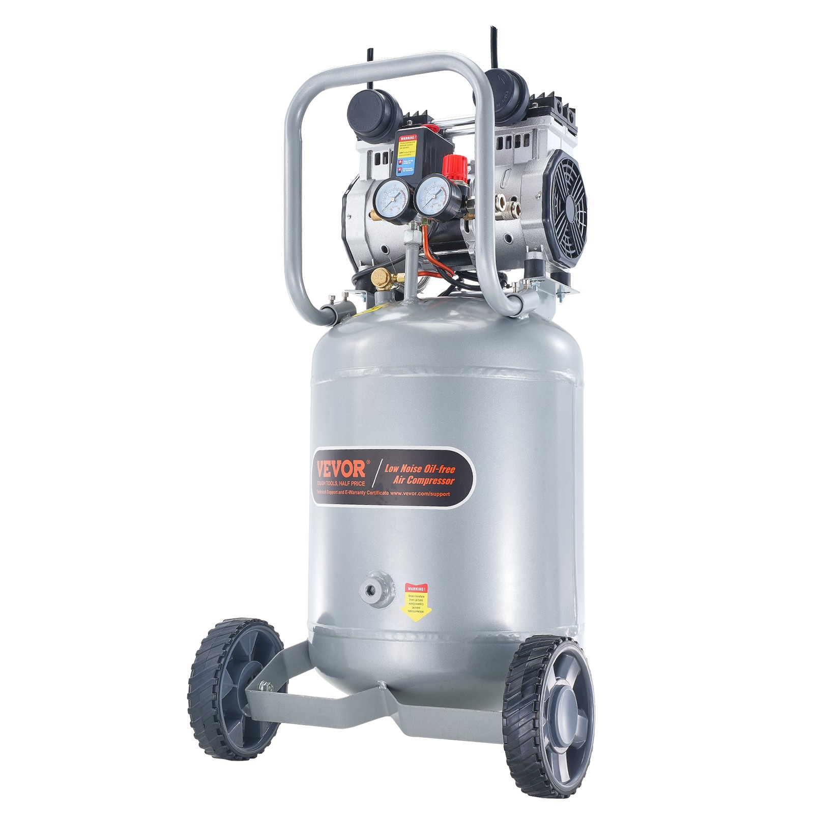 VEVOR 13 Gallon Air Compressor 2HP 4.6SCFM@90PSI Oil Free Air Compressor 125PSI gallery