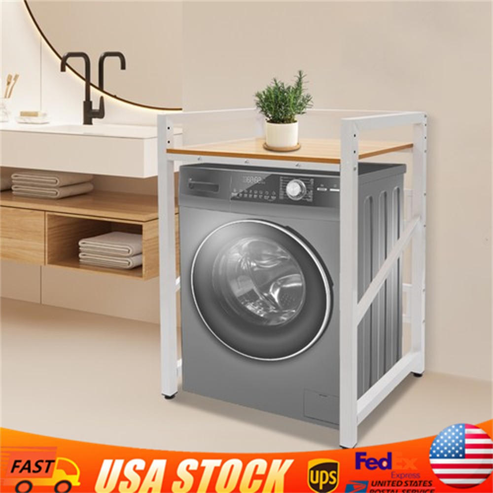 Heavy Duty Washer Dryer Stacking Rack Standing Storage Shelf Wash Machine Frame gallery