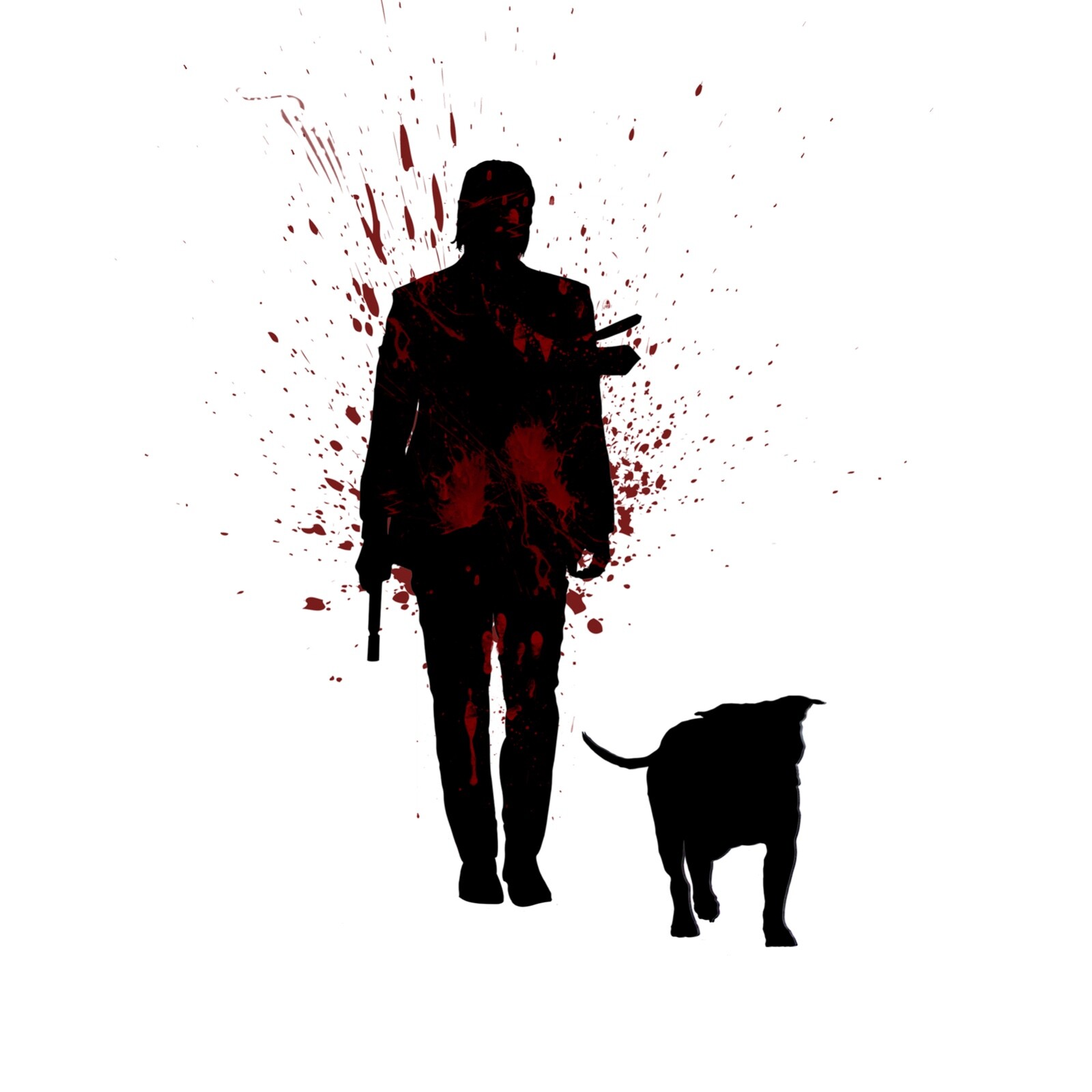 3" x 3" 'John Wick' Vinyl Matte Sticker gallery