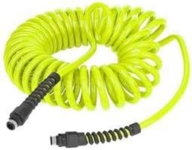 Flexzilla Polyurethane Recoil Air Hose, 1/4 in. x 10 ft., ZillaGreen - LP1410AFZ gallery