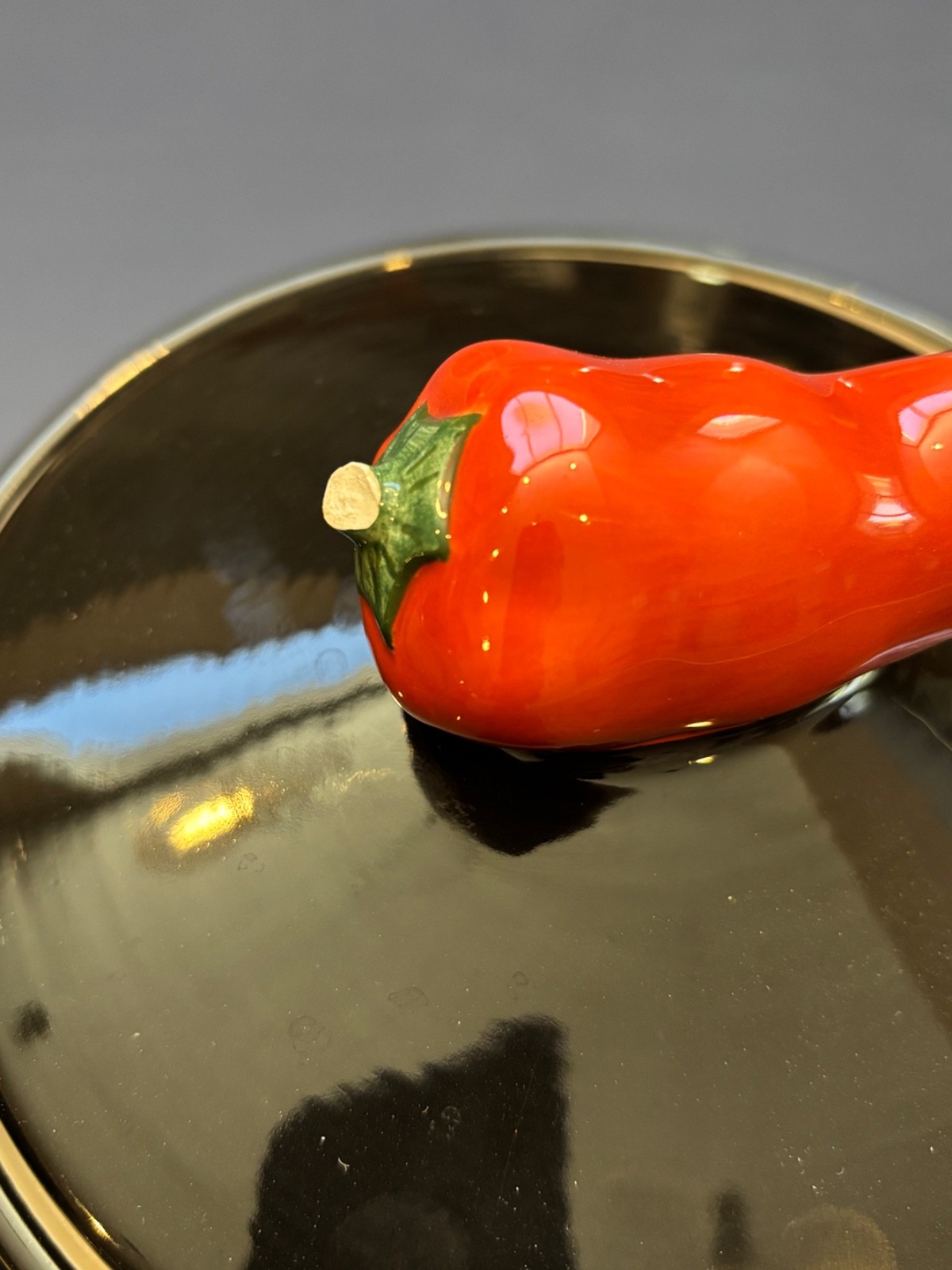 Clay Art "Caliente" 3 Piece ceramic set - green, red, yellow and black gallery