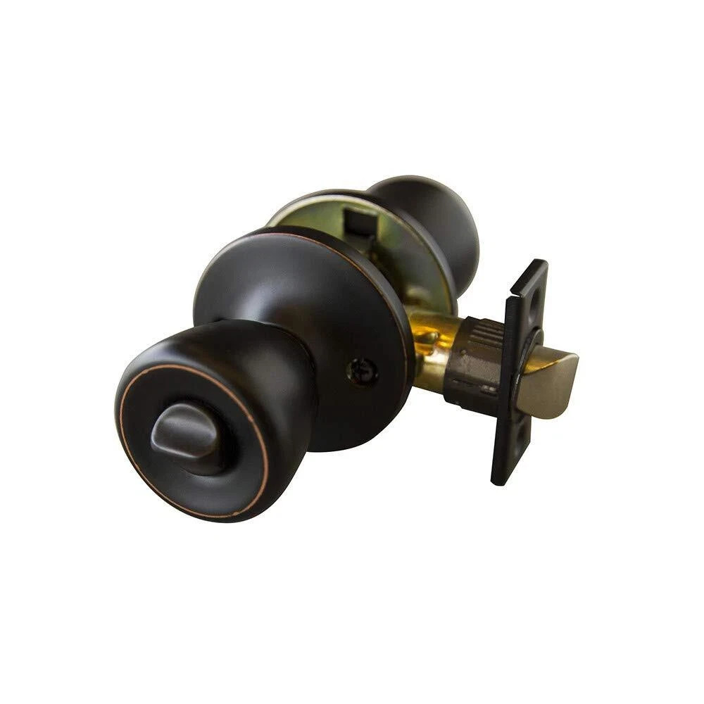 Terrace 6-Way Universal Privacy Bed and Bath Door Knob Oil Rubbed Bronze gallery