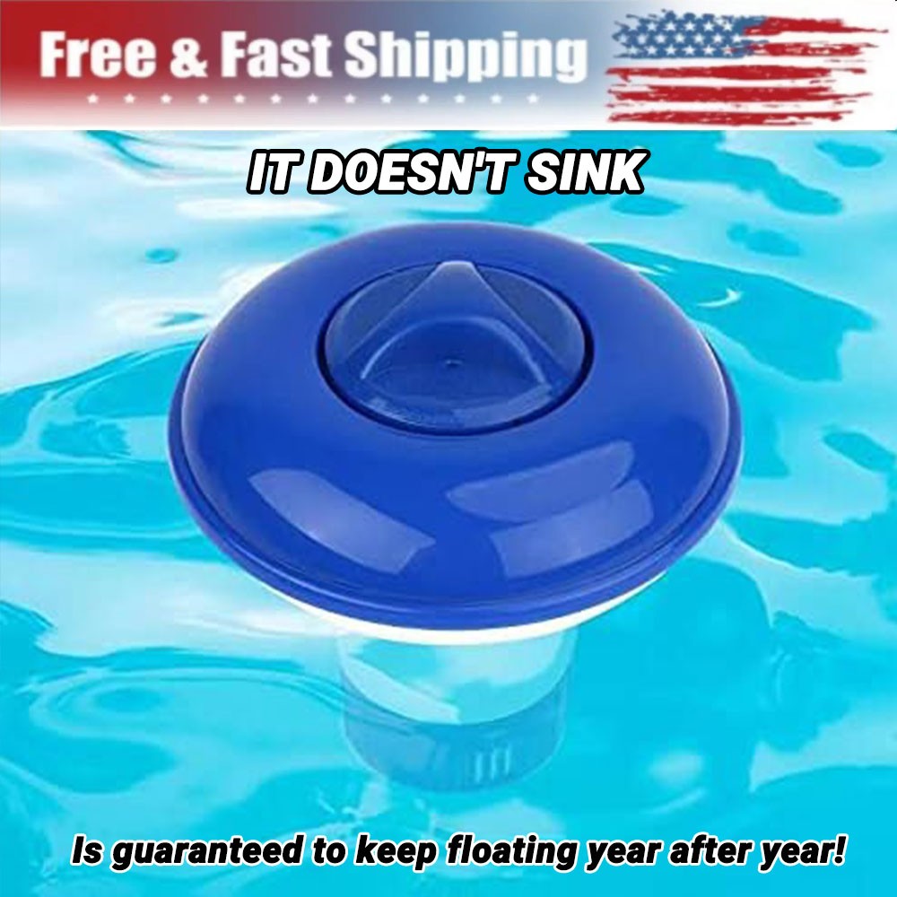 Floating Spa, Hot Tub, Pool Chlorine & Bromine Chemical Dispenser, 6 Settings gallery