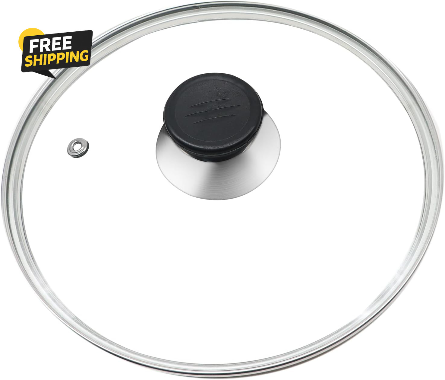 Glass Lid for Frying Pan 8 Inch Tempered Glass Lid Cover with Stainless Steel gallery