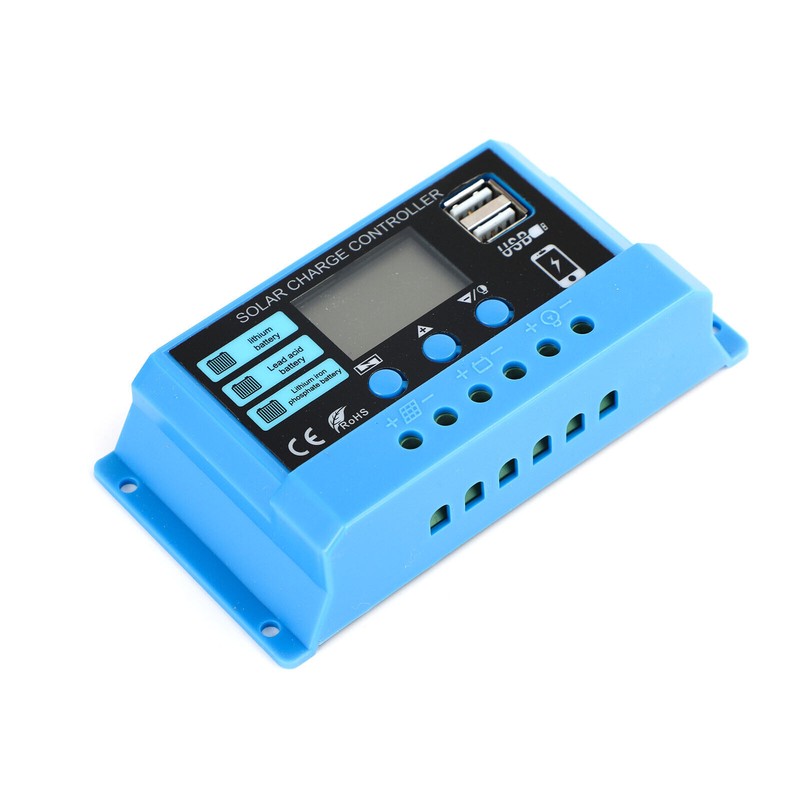 10A PWM Solar Charge Controller 12V 24V Regulator For 200W 300W Solar Panel RL gallery
