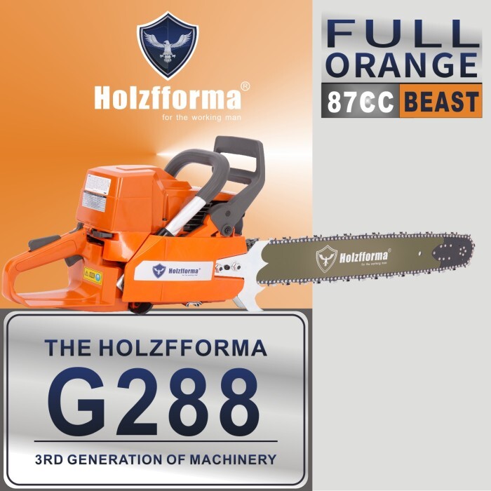 87cc Holzfforma® G288 Gasoline Chain Saw Power Head For Husqvarna 288 Chainsaw gallery