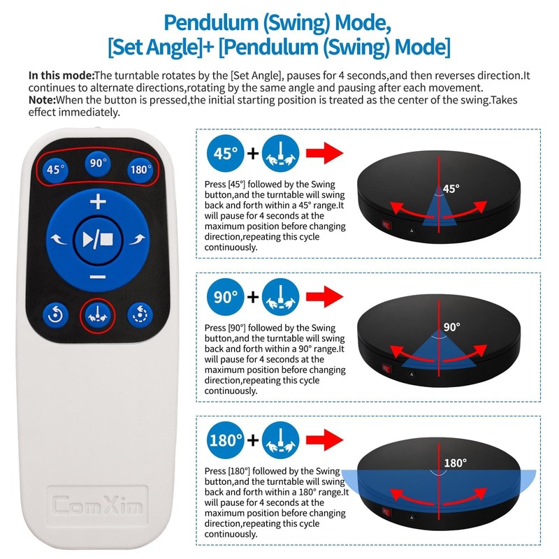 Remote Motorized Electric Turntable Rotating Display Stand Spinning Rotating gallery