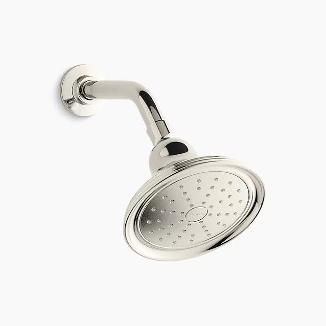 Kohler 45413-SN Devonshire Single-function Showerhead 2G Vibrant Polished Nickel