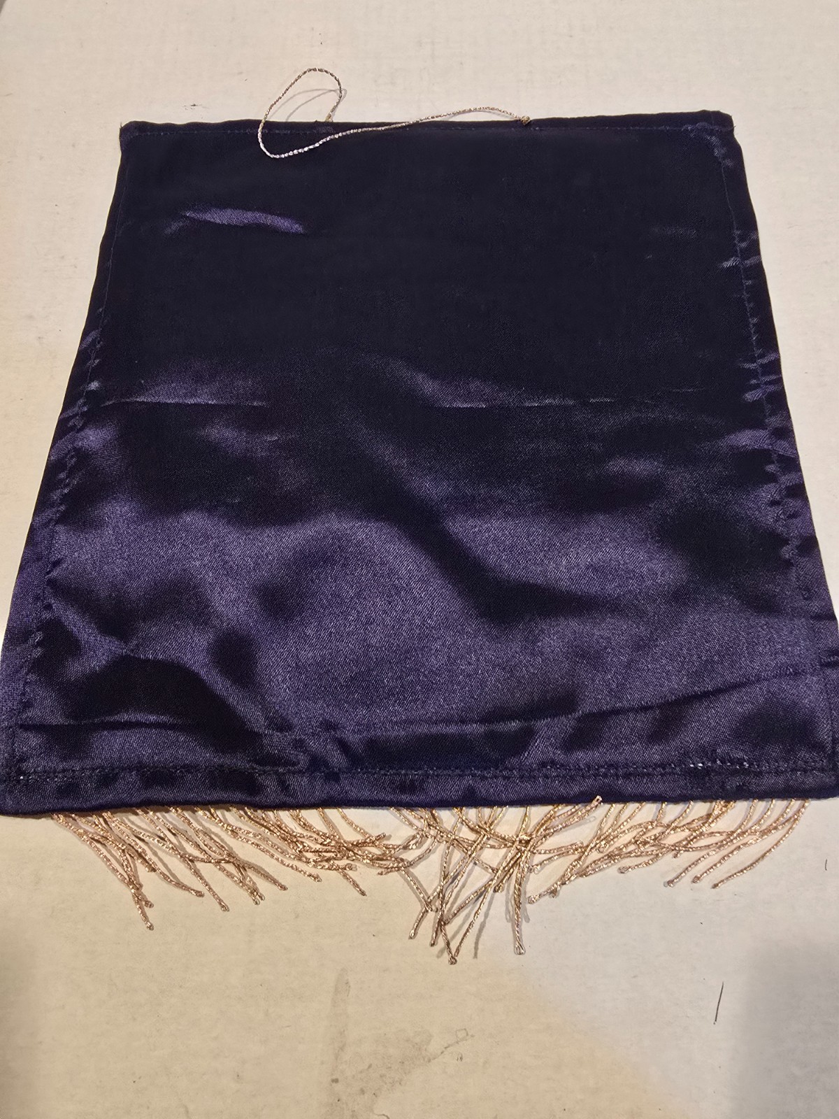 Wall Hanging Indian Zardozi Metallic Threads Small Blue, Gold, Magneta Mandala gallery