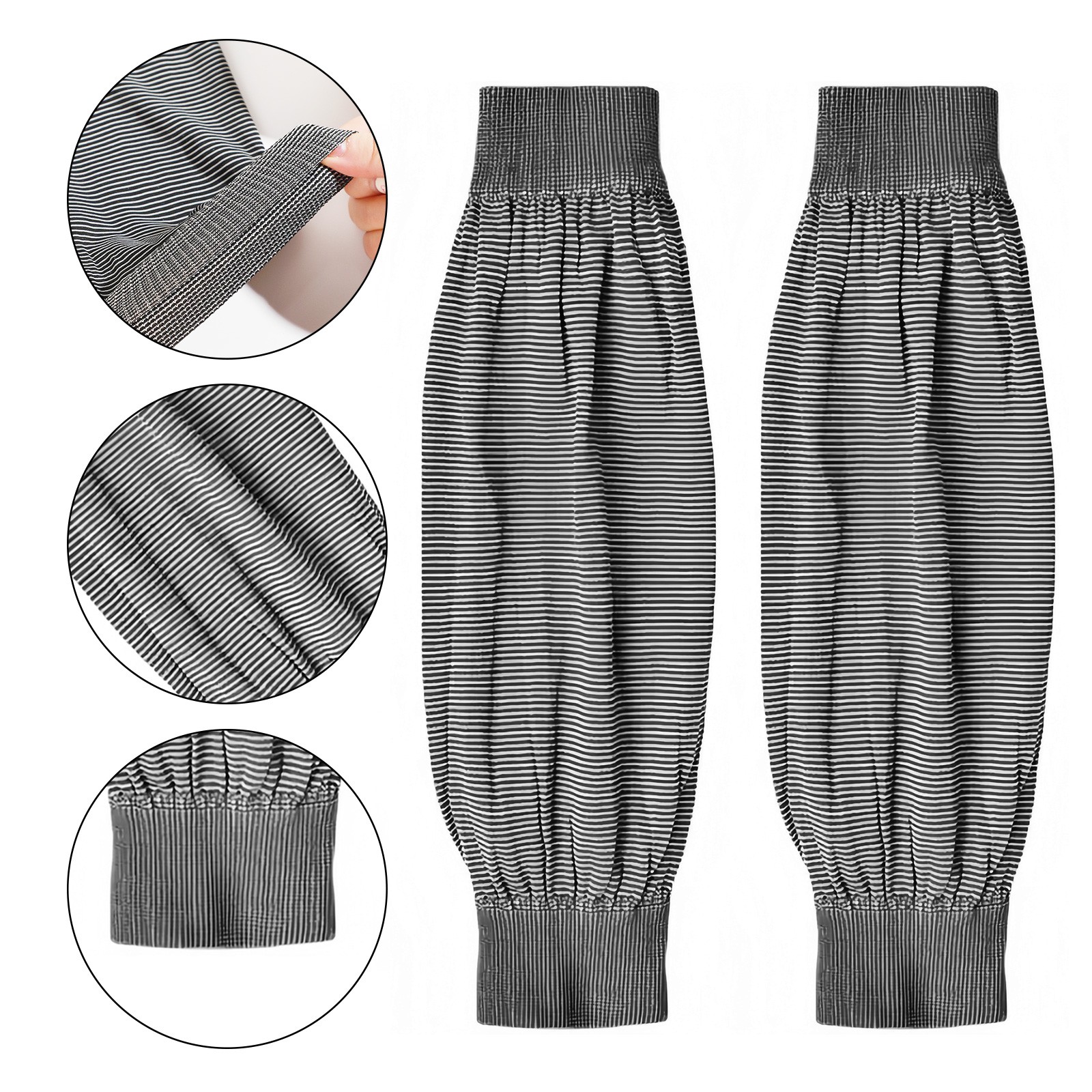 6PCS Colorfast Washable Long Arm Sleeves Stretch Protective Work Cooking Garden gallery