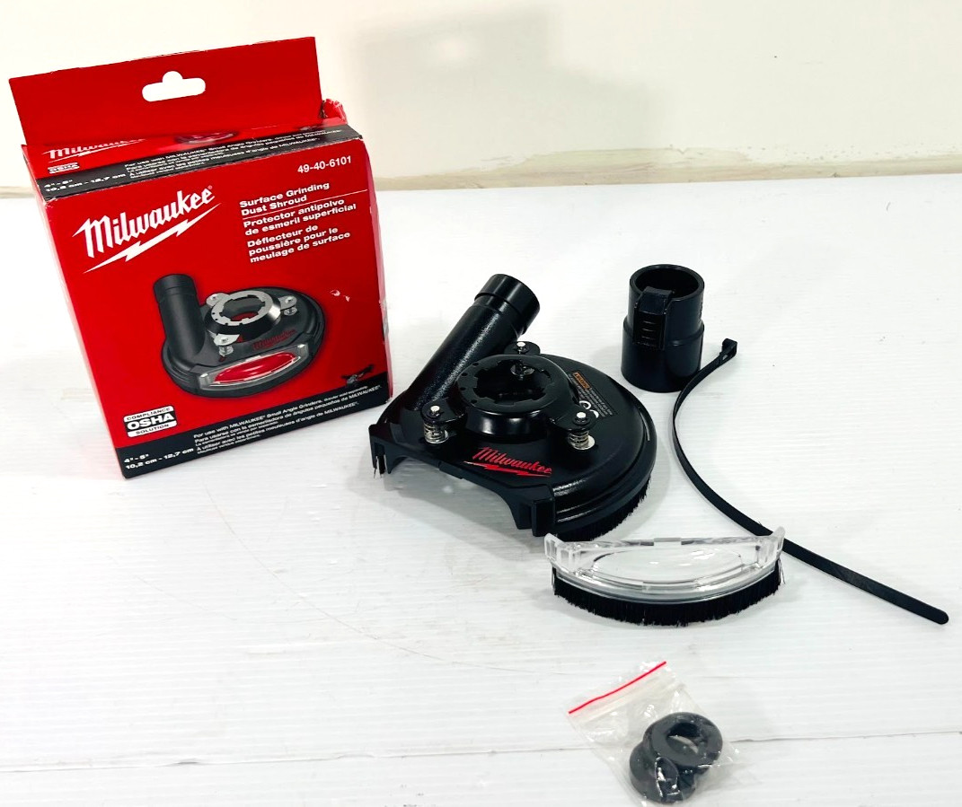 Milwaukee 4"- 5" Surface Grinding Dust Shroud 49-40-6101 gallery