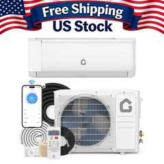 12000 BTU Mini Split Air Conditioner 18.5 SEER2 Inverter 230V Heater