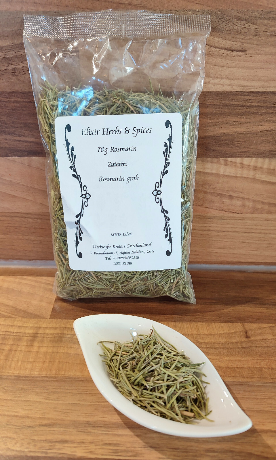 Elixir 70G Greek Rosemary Crushed Directly From Crete Spice Herbs #14 gallery