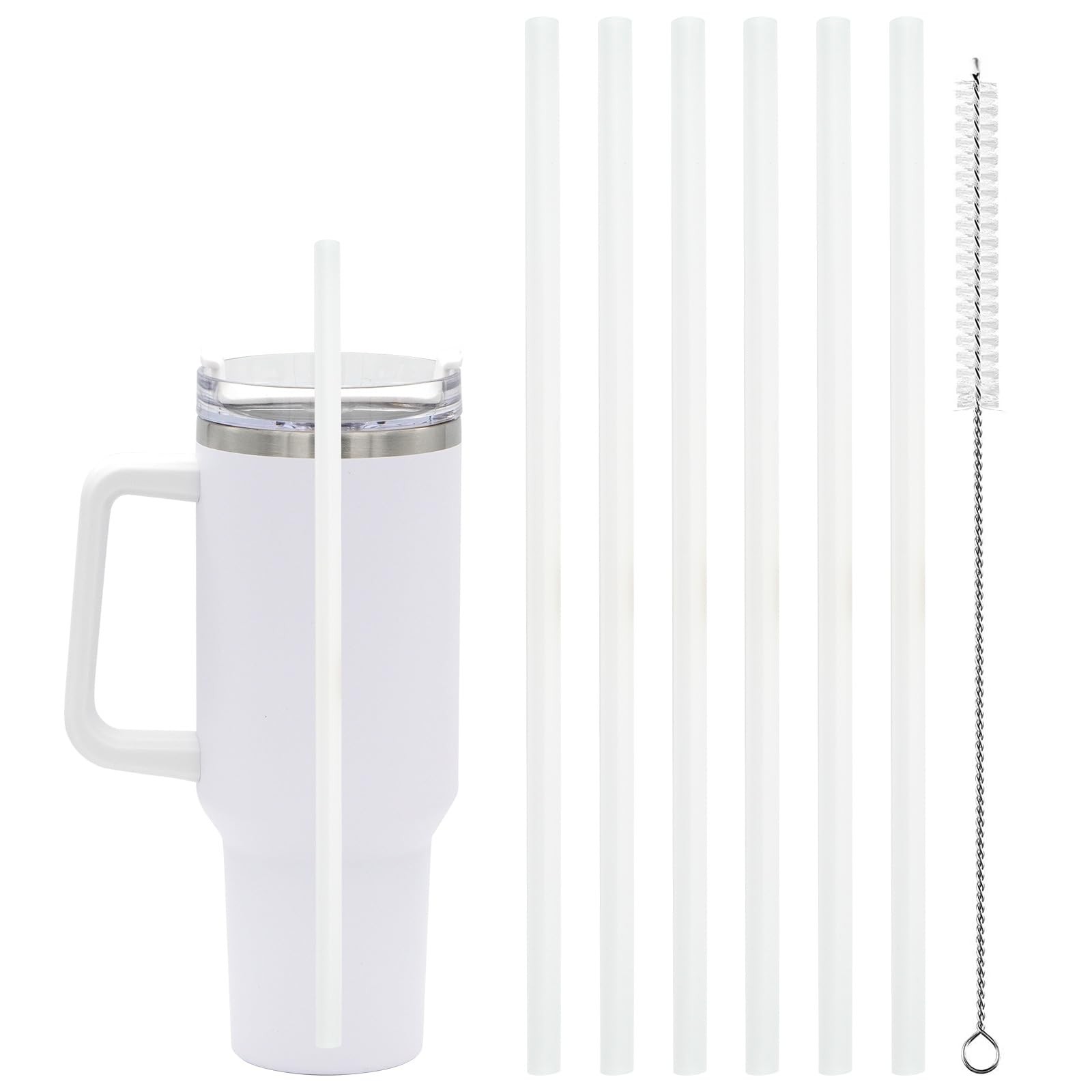 6 Pcs Replacement Straw for Stanley Adventure Quencher 40 oz 30 oz Cup Tumbler,S gallery