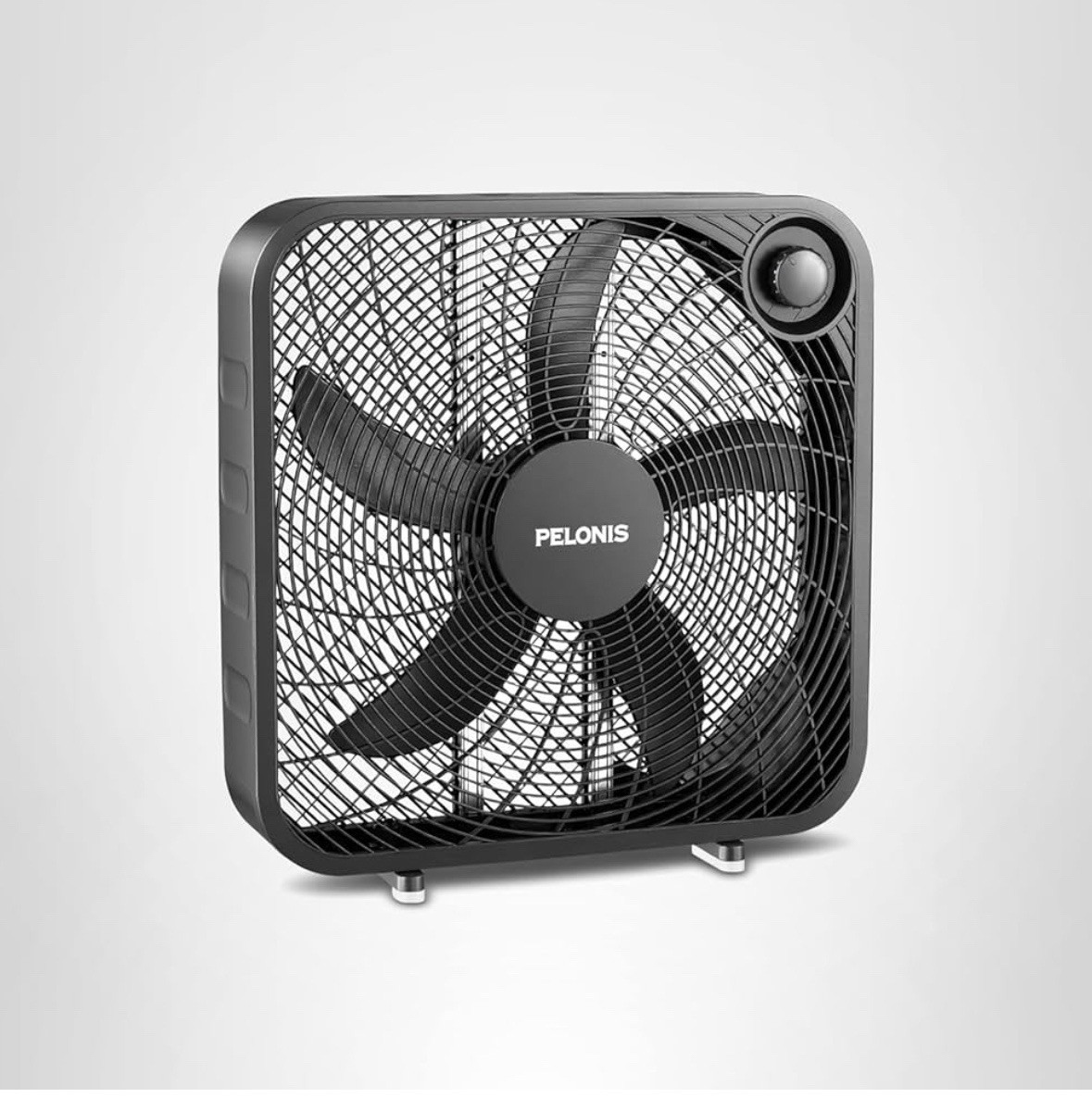 Pelonis 20In Box Fan – 3 Speed 25ft/s, Floor Fans Superior Air Throw (2295 CFM) gallery