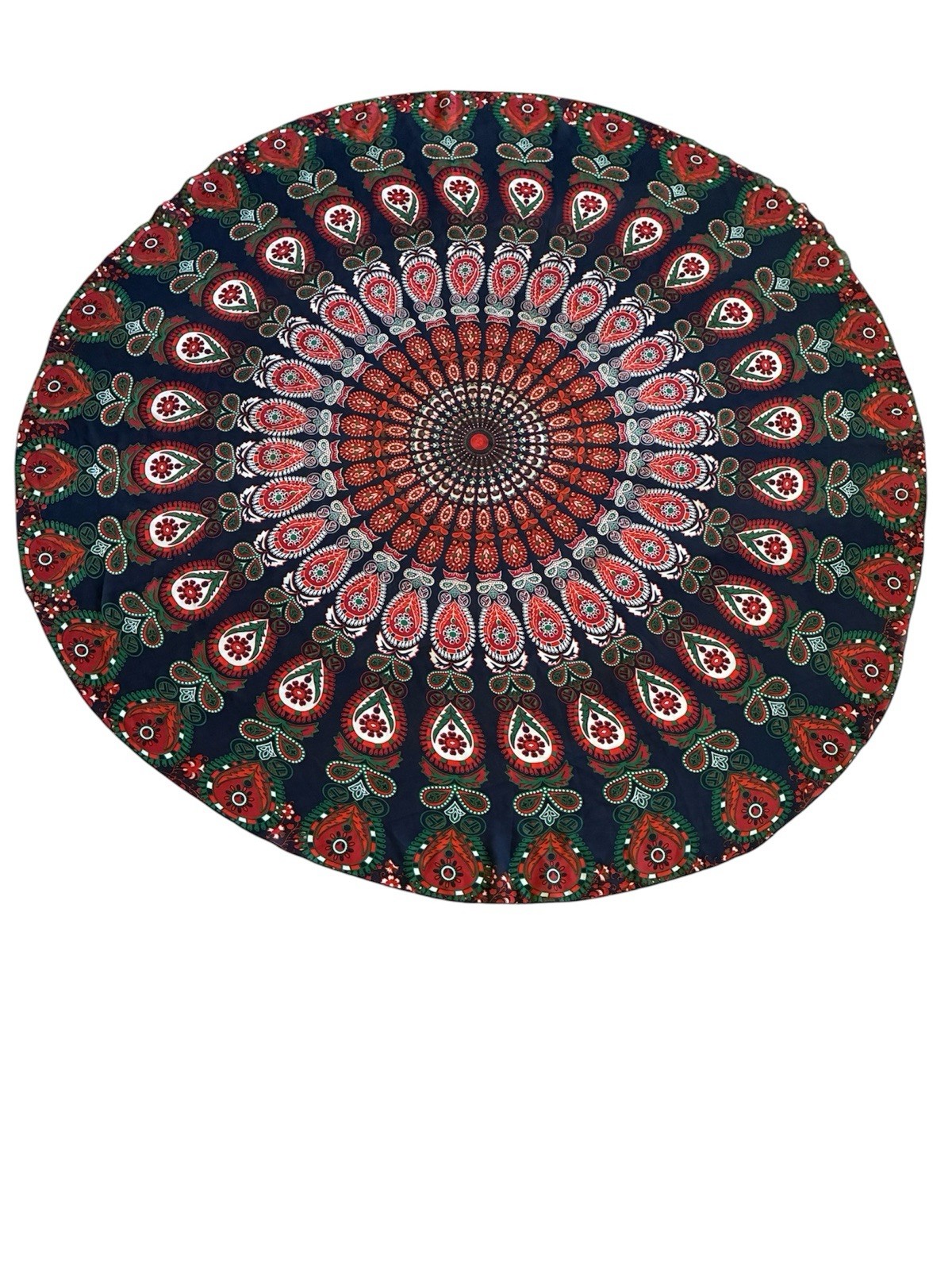 Boho Mandala Tapestry Wall Hanging Paisley Medallion Bohemian Throw Multicolor gallery