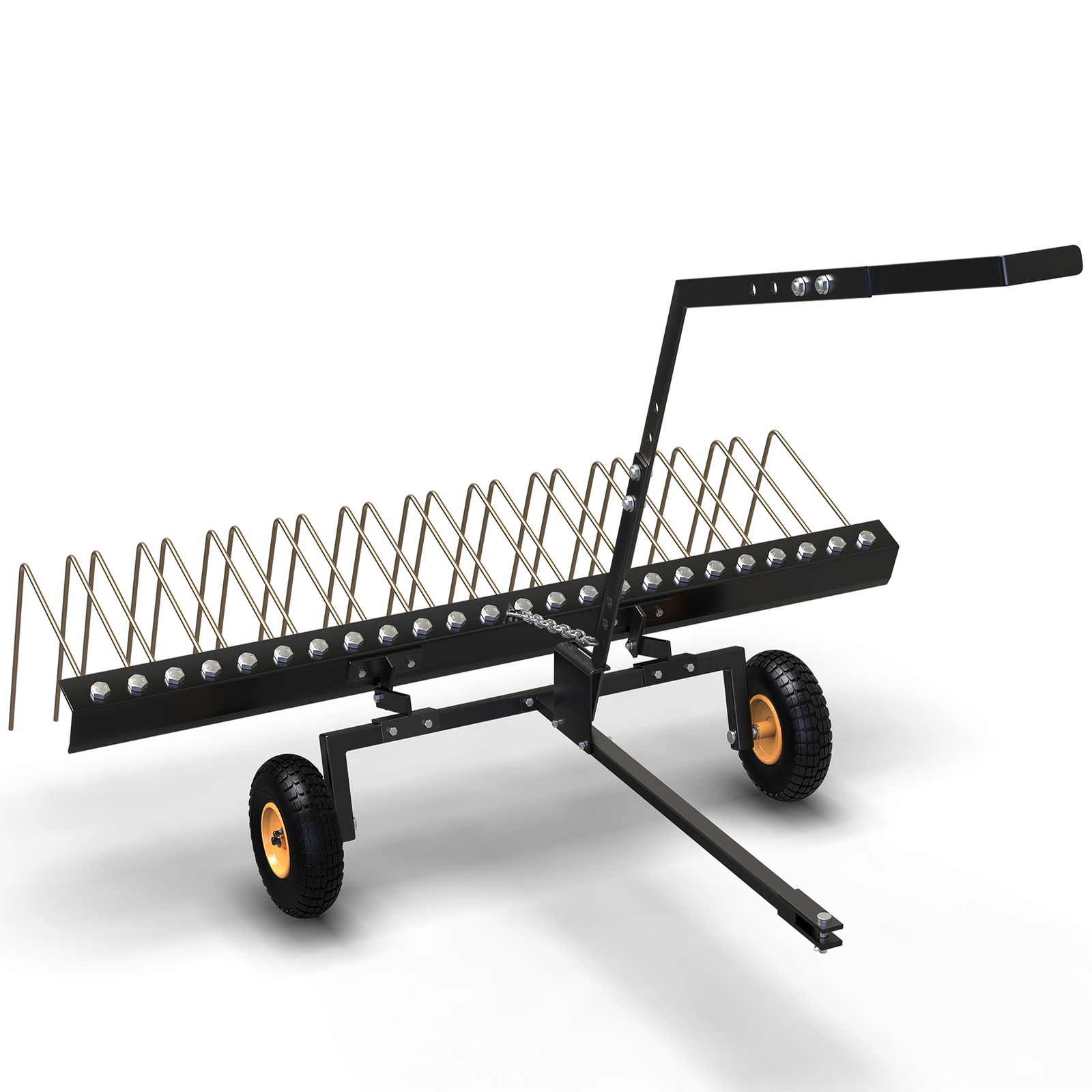 60" Steel Landscape Rake for ATV UTV U Lawn & Garden Tractor Corrosion Resistant gallery
