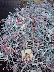Pink Blue White Solid Crinkle Cut Paper Shred Gift Box Packing Filler