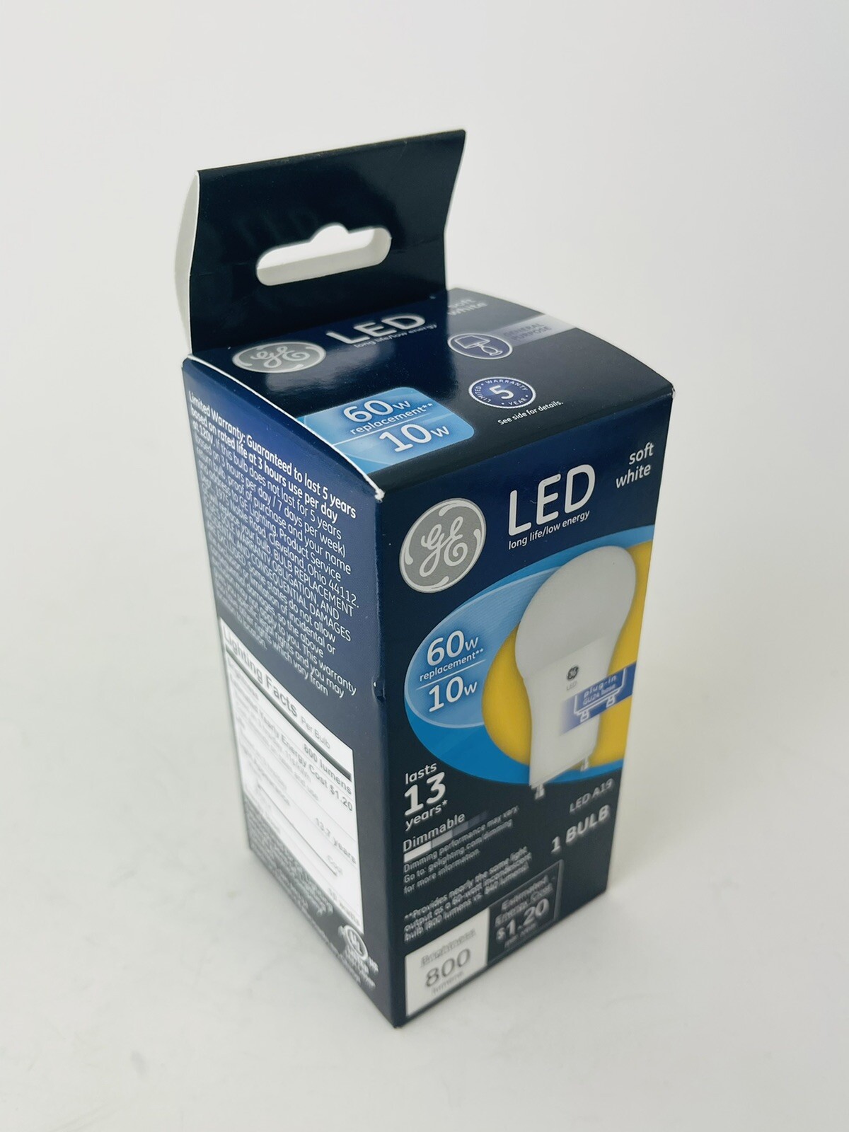 3 Pack GE Lighting LED A19 Light Bulb Soft White 11W 60W Dimmable gallery
