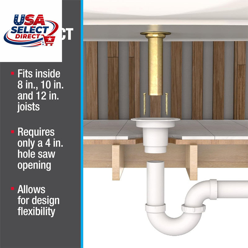Universal Freestanding Tub Drain Kit – Easy Installation gallery