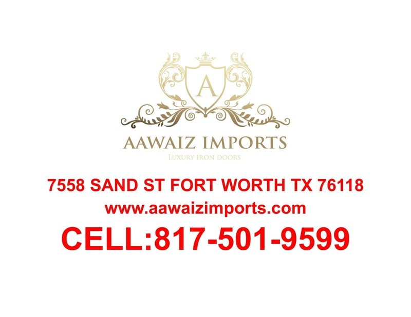 Canton Double Front Entry Wrought Iron Door Rain 62" x 96" Left Active gallery