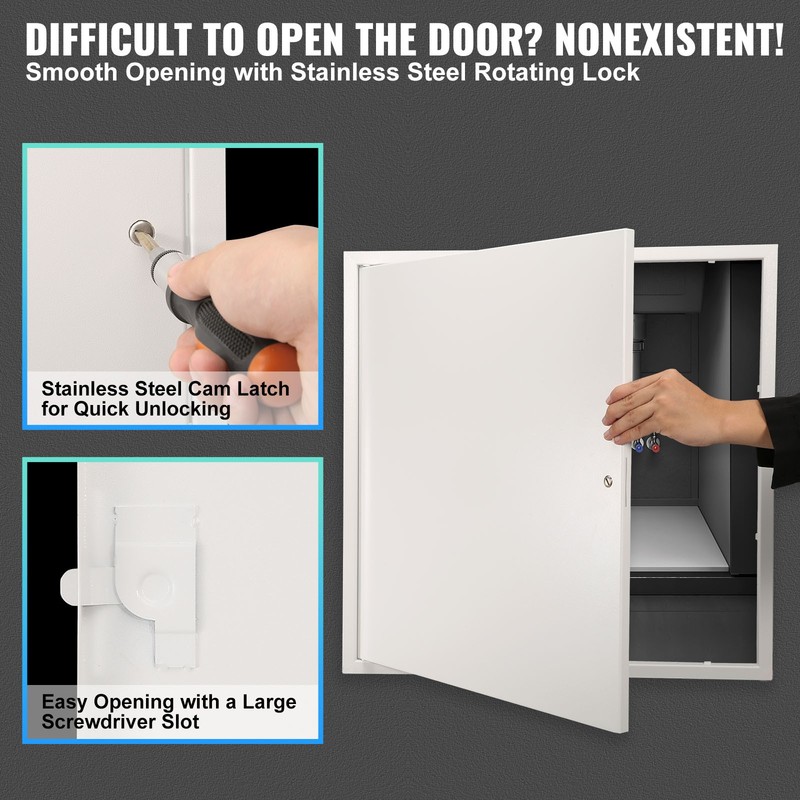 VEVOR Access Panel for Drywall Ceiling 24"x24" Plumbing Reinforced Access Door gallery