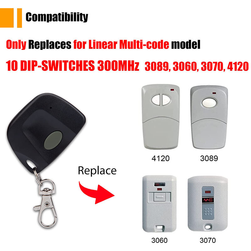 Universal Remote Control for Multi-Code/Linear/Digi Code Garage Doors 12V 23A gallery