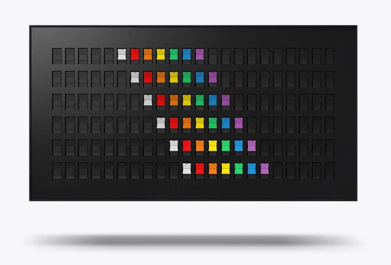 Vestaboard Smart Messaging Display Board - Black gallery