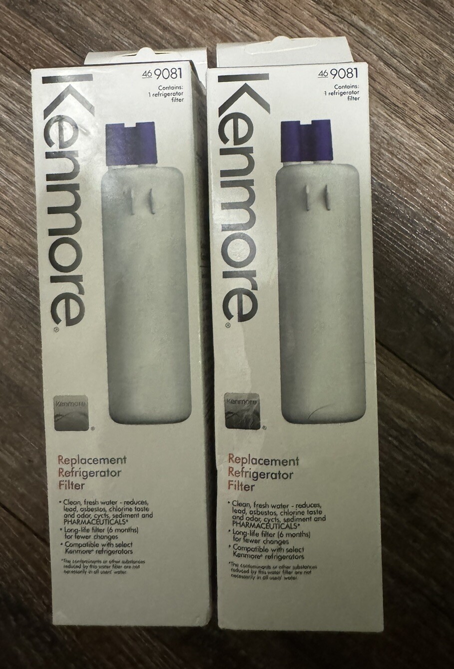 2 Pack Kenmore 9081 Replacement Refrigerator Water Filter 46-9081 gallery
