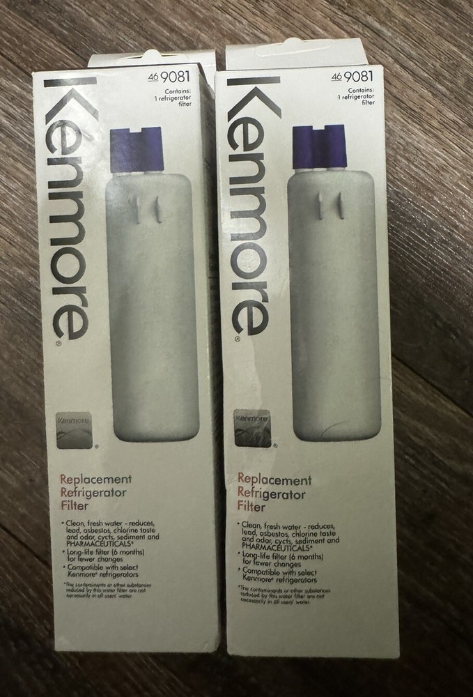 2 Pack Kenmore 9081 Replacement Refrigerator Water Filter 46-9081