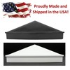 Plastic Pyramid 4x6 Nominal (3-5/8"x5-5/8") Fence Post Cap with Pre-Drilled Hole gallery