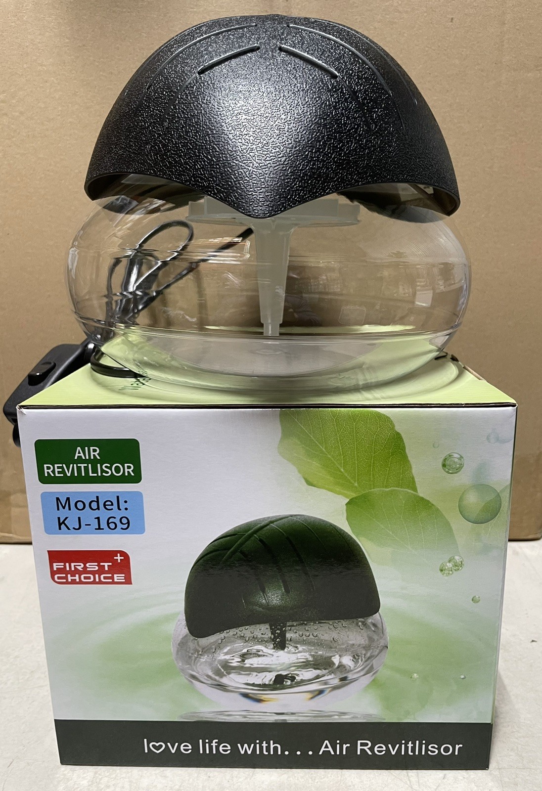 Water-Based Purifier Air Washer,Air Revitalizer,Freshener, colorful lights,Black gallery