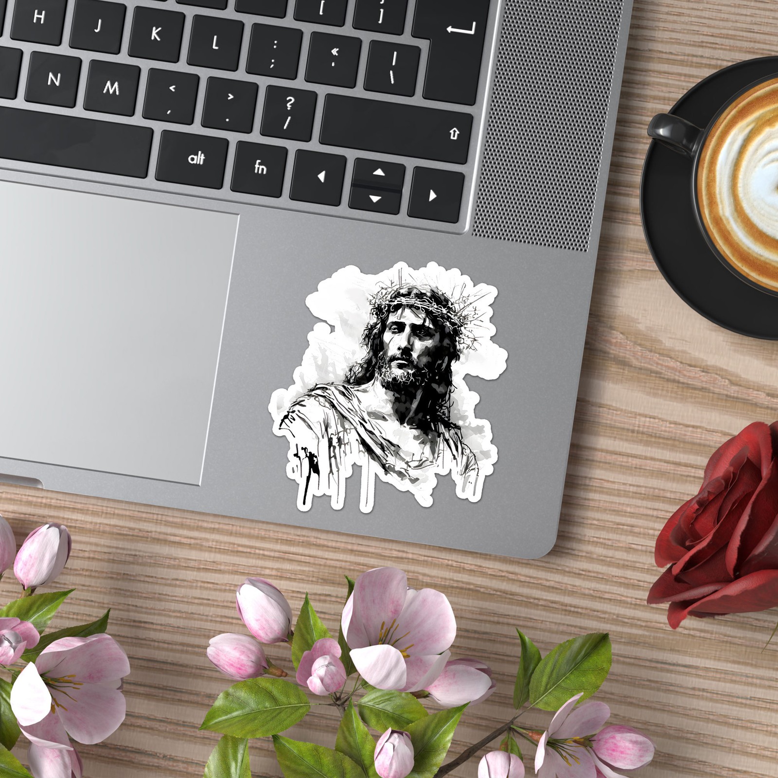 Jesus Crown Thorns Vinyl Decal Sticker - ebn9939 gallery