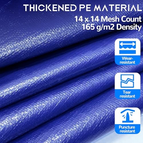 Pool Pads for Above Ground Pool, Pool Mat Tarp for Under Pool Ground Cloth 18FT gallery